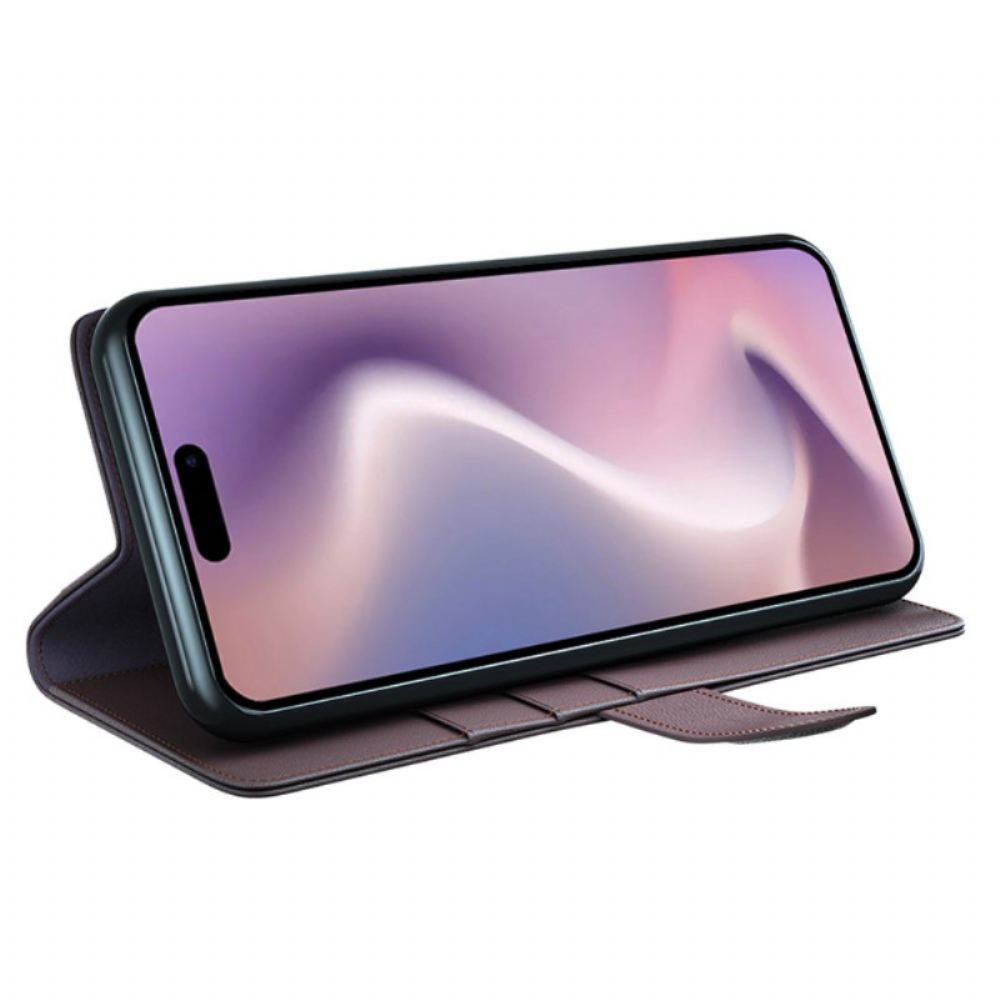 Peněženková Pouzdra iPhone 16 Pravá Kůže