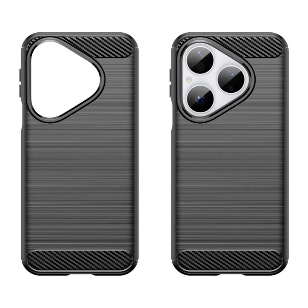 Kryt Huawei Pura 80 Kartáčované Uhlíkové Vlákno