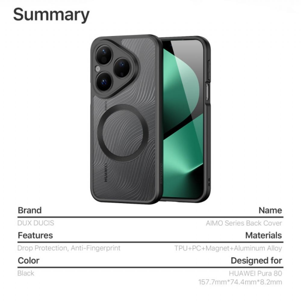 Kryt Huawei Pura 80 Kryty Na Mobil Řada Magsafe Aimo Dux Ducis