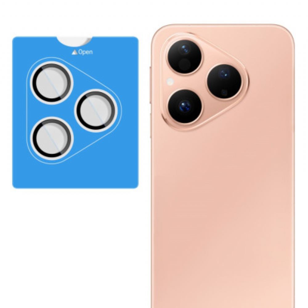 Ochranná Fólie Z Tvrzeného Skla Pro Huawei Pura 80 S Automatickým Polohováním Rámečku (černé Kruhy)