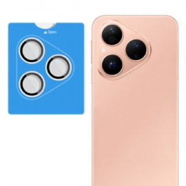 Ochranná Fólie Z Tvrzeného Skla Pro Huawei Pura 80 S Automatickým Polohováním Rámečku (černé Kruhy)