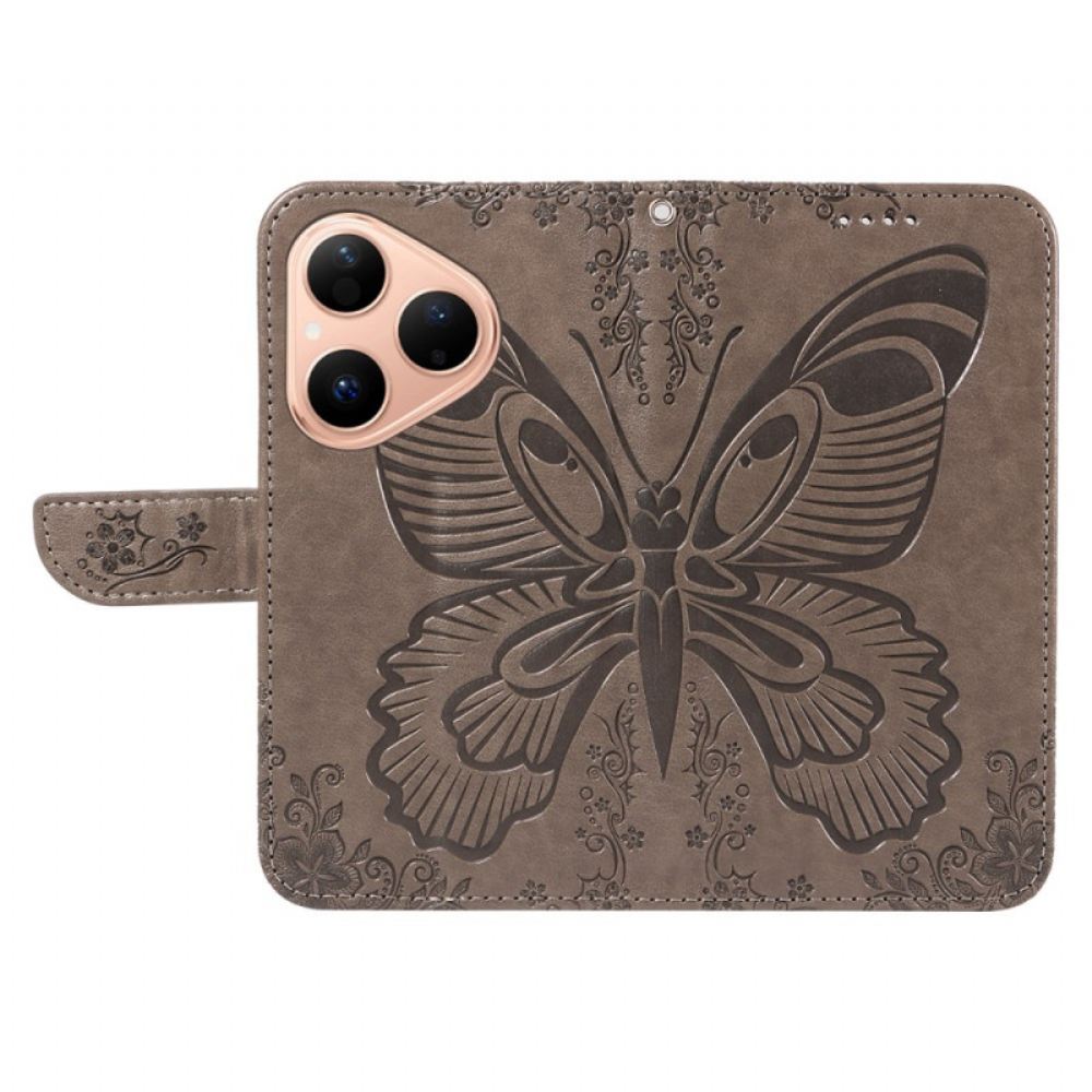 Peněženková Pouzdra Huawei Pura 80 Grafický Motýl