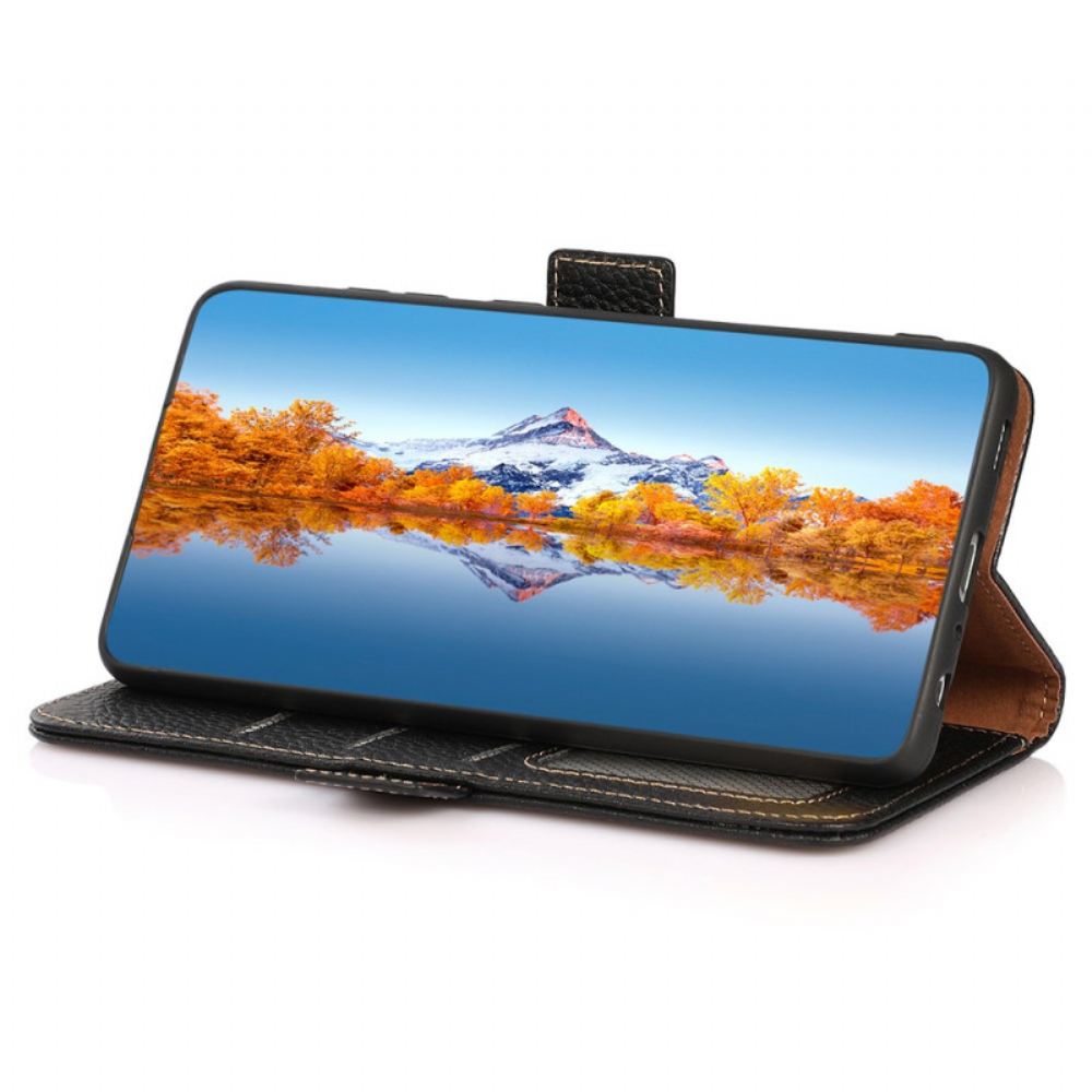 Kožený Kryt Na Samsung Galaxy S26 Ultra Kůže Khazneh Rfid Ochrana