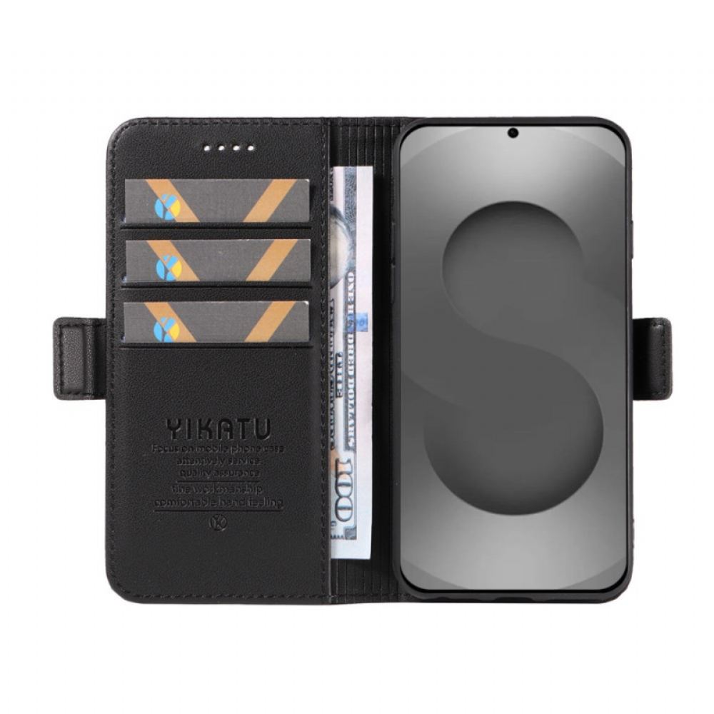 Kožený Kryt Na Samsung Galaxy S26 Ultra Yikatu
