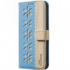 Kožený Kryt Samsung Galaxy S26 Ultra Binfen Color Květinový Vzor