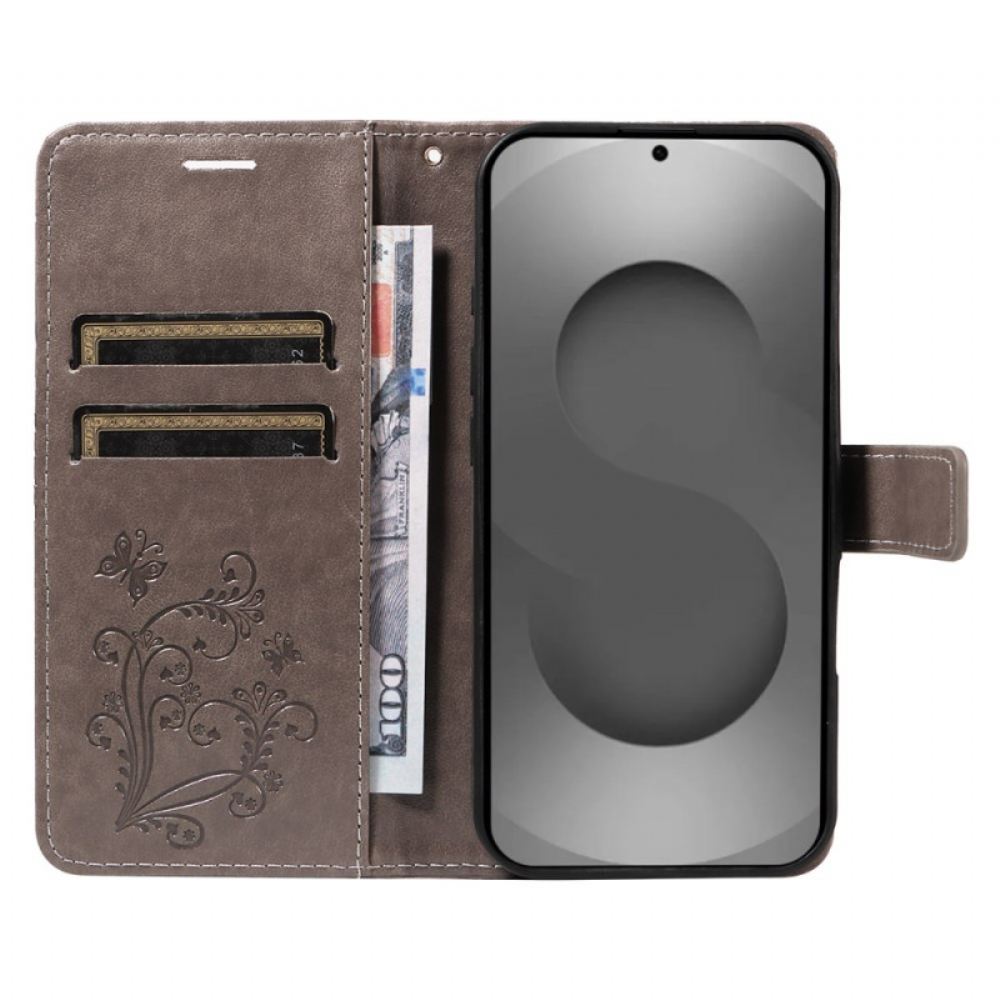 Kožený Kryt Samsung Galaxy S26 Ultra Obří Motýli