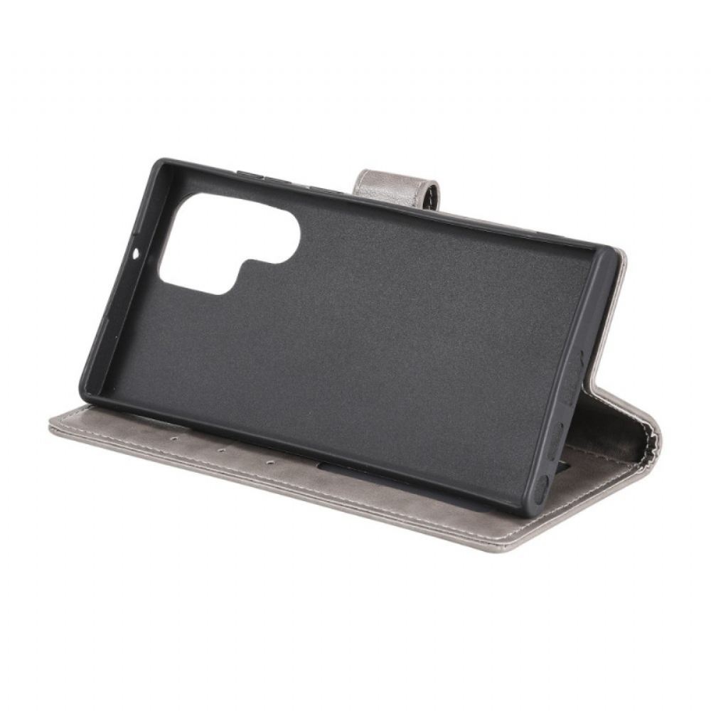 Kožený Kryt Samsung Galaxy S26 Ultra Sluneční Mandala