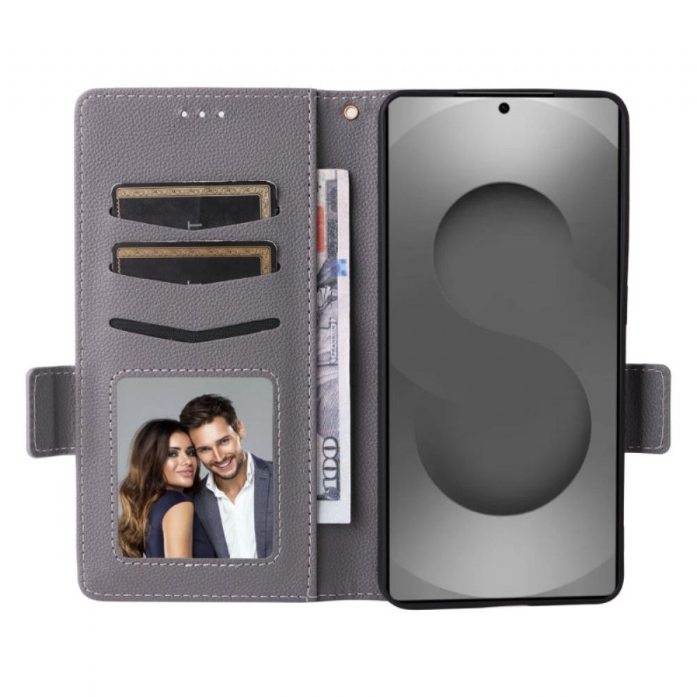 Kožený Kryt Samsung Galaxy S26 Ultra Umělá Kůže S Páskem