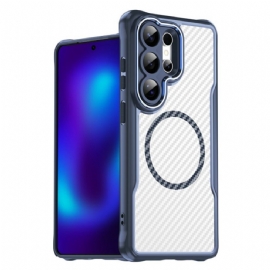Kryt Na Samsung Galaxy S26 Ultra Hybridní Ochrana Magsafe Textura Z Uhlíkových Vláken