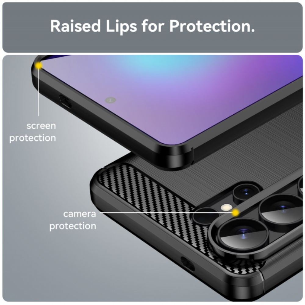 Kryt Samsung Galaxy S26 Ultra Kartáčované Uhlíkové Vlákno