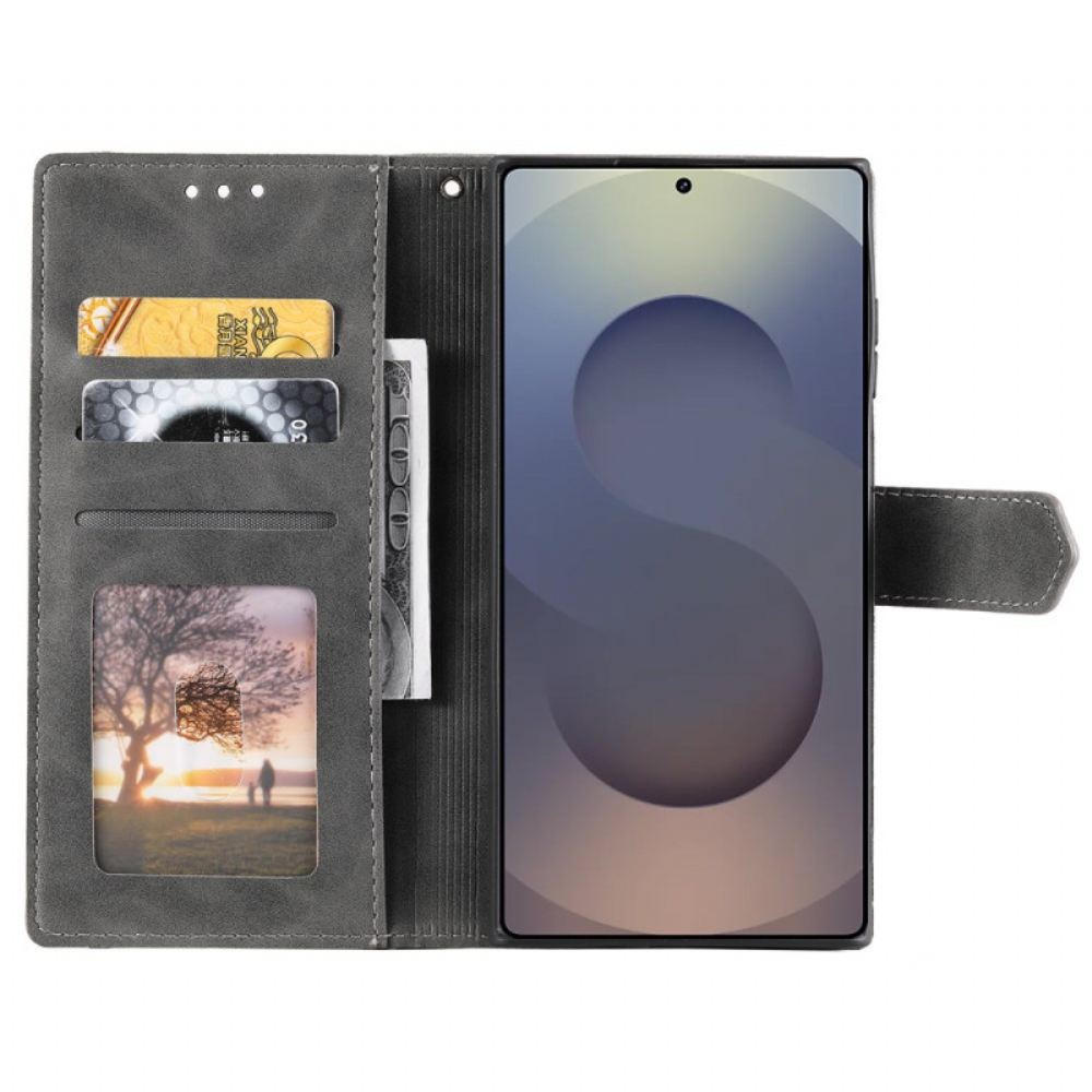 Peněženková Pouzdra Samsung Galaxy S26 Ultra Kryty Na Mobil Dvoubarevný Design