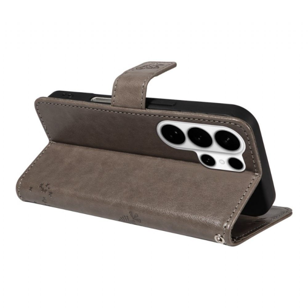 Peněženková Pouzdra Samsung Galaxy S26 Ultra Kryty Na Mobil Kočka A Strom