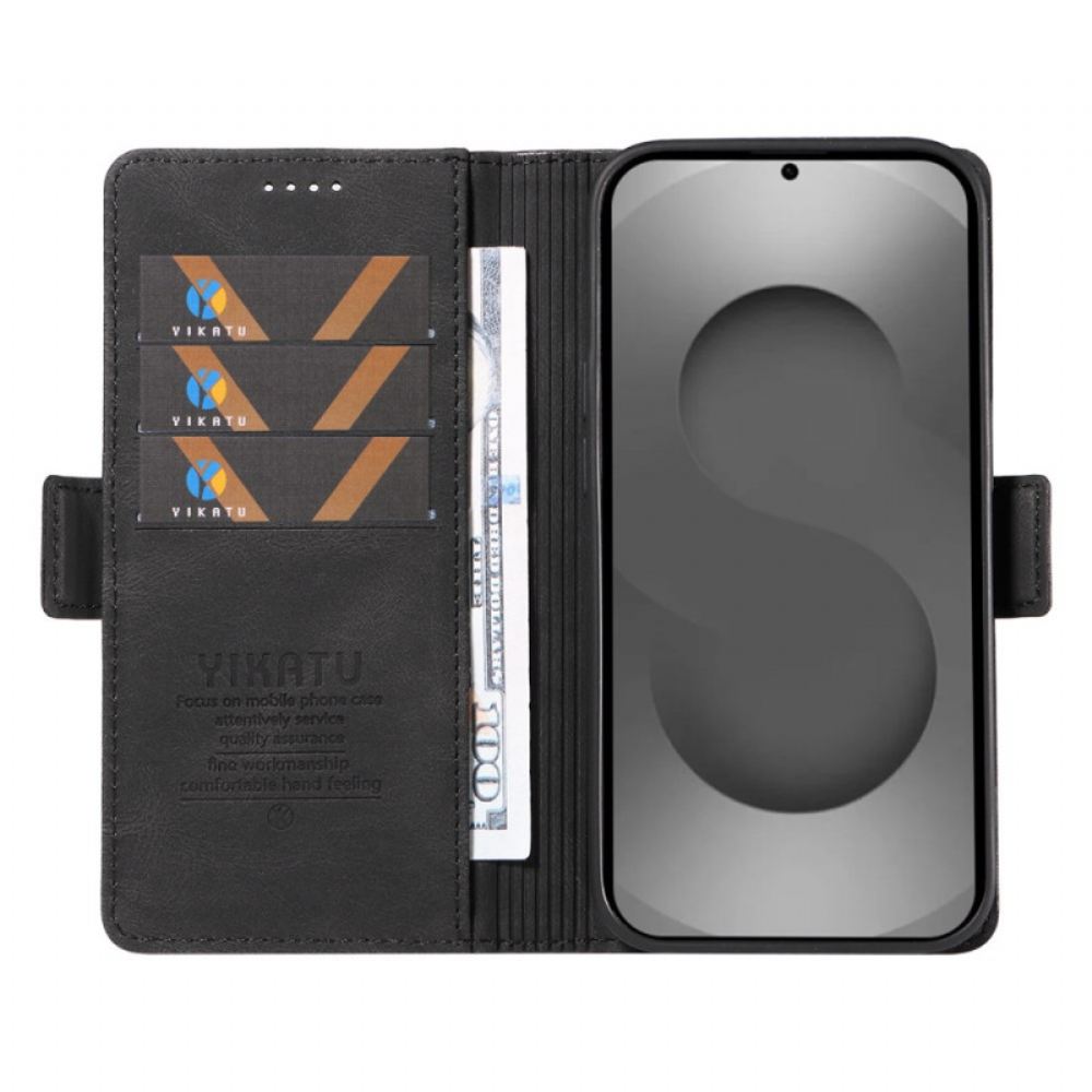 Peněženková Pouzdra Samsung Galaxy S26 Ultra Yikatu Suede Effect