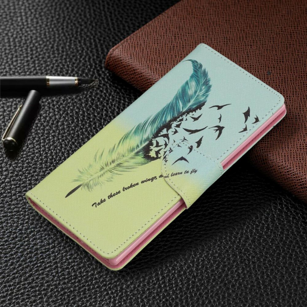 Flipové Pouzdro Na Samsung Galaxy Note 10 Plus Naučte Se Létat