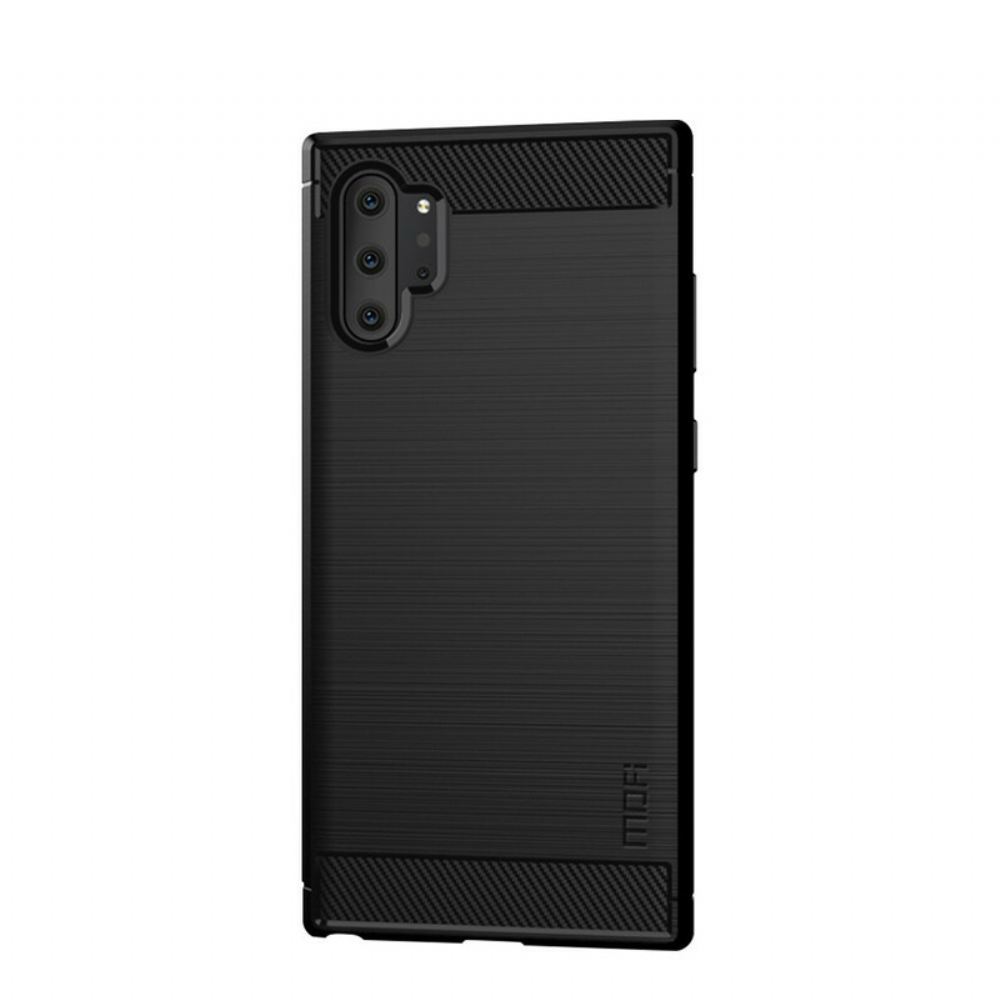 Kryt Na Samsung Galaxy Note 10 Plus Mofi Z Kartáčovaných Uhlíkových Vláken