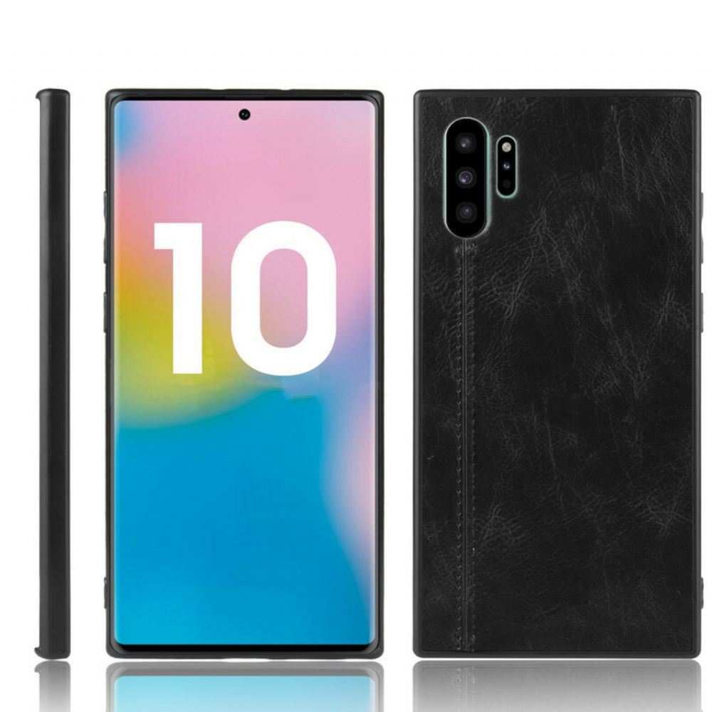 Kryt Na Samsung Galaxy Note 10 Plus Stylové Kožené Šití