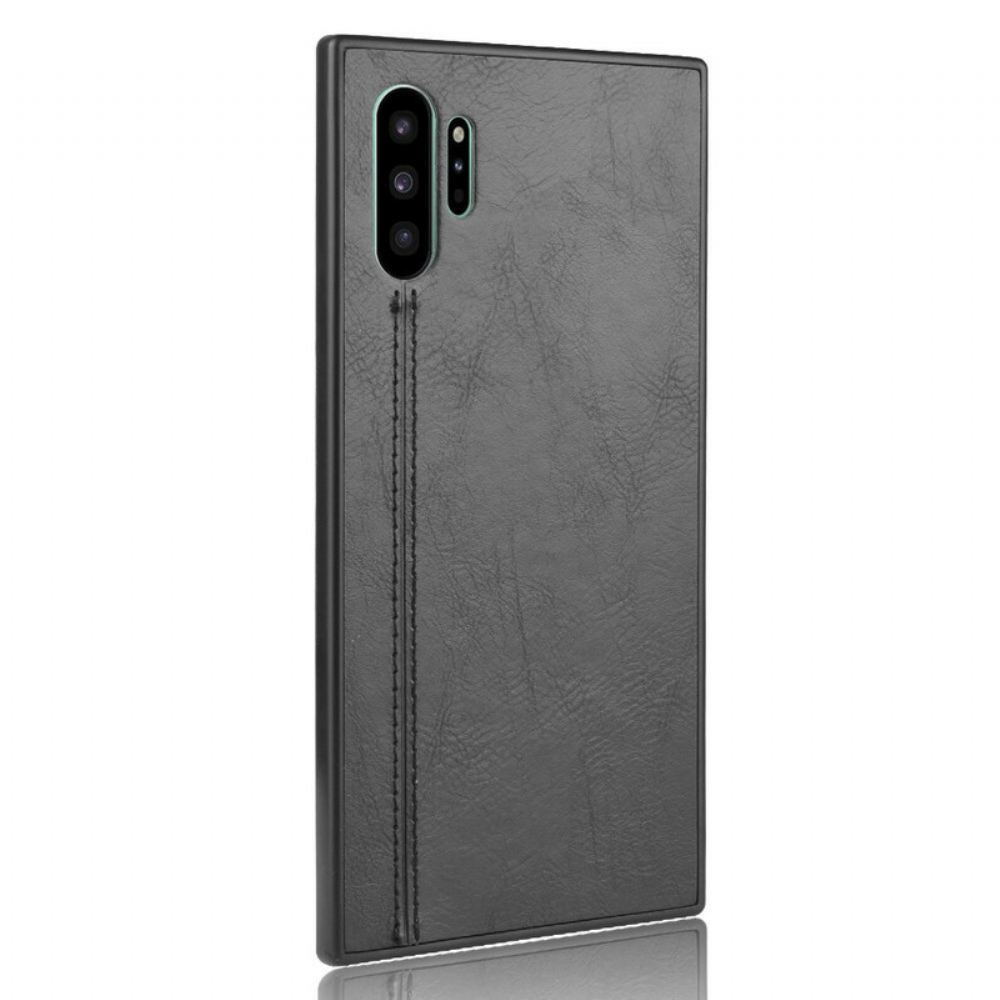 Kryt Na Samsung Galaxy Note 10 Plus Stylové Kožené Šití