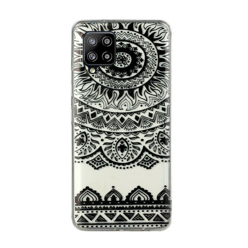 Kryt Na Samsung Galaxy A12 / M12 Bezešvá Květinová Mandala