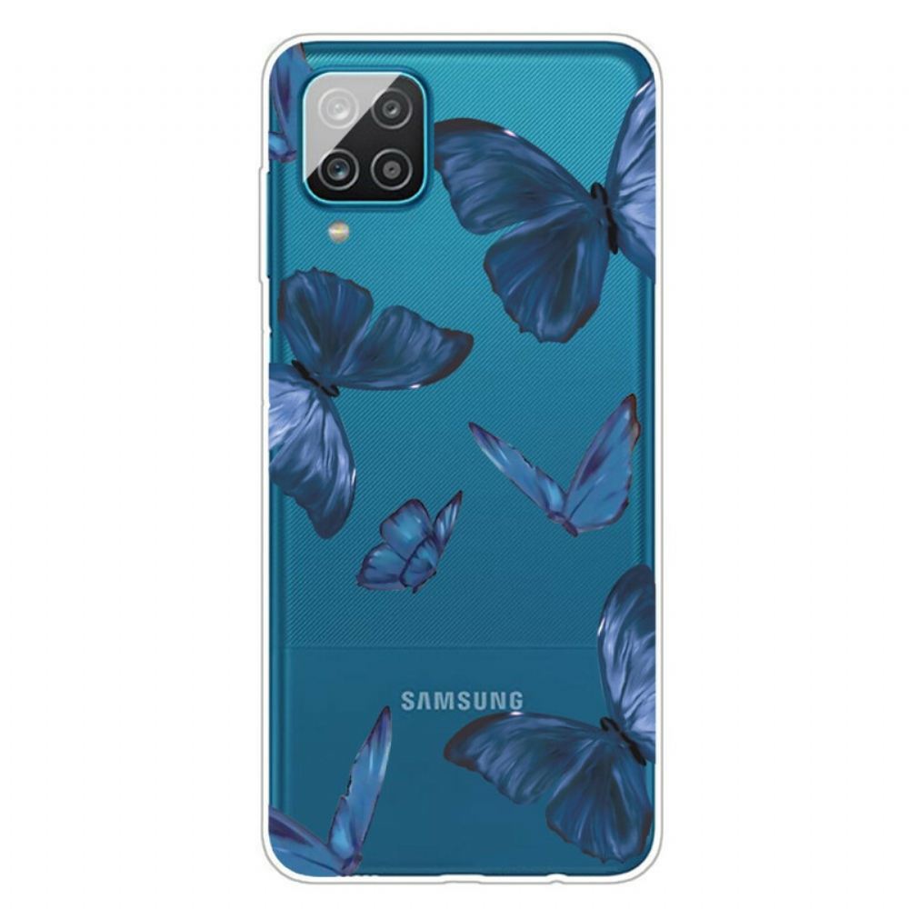 Kryt Na Samsung Galaxy A12 / M12 Divocí Motýli