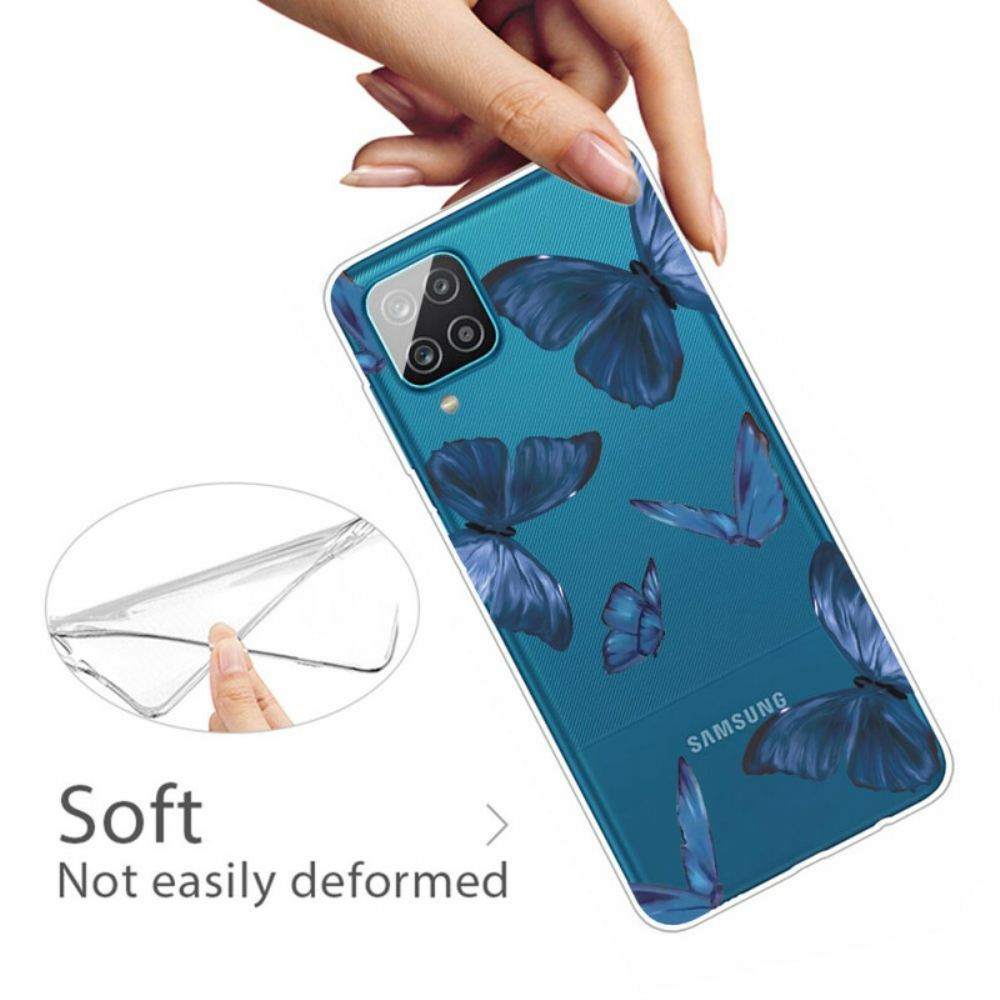 Kryt Na Samsung Galaxy A12 / M12 Divocí Motýli