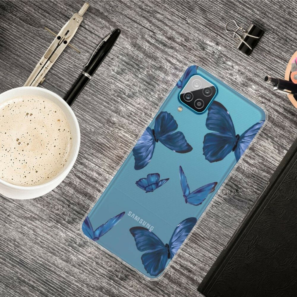 Kryt Na Samsung Galaxy A12 / M12 Divocí Motýli