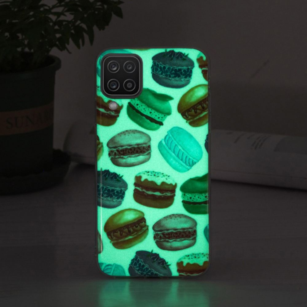 Kryt Na Samsung Galaxy A12 / M12 Fluorescenční Makronky