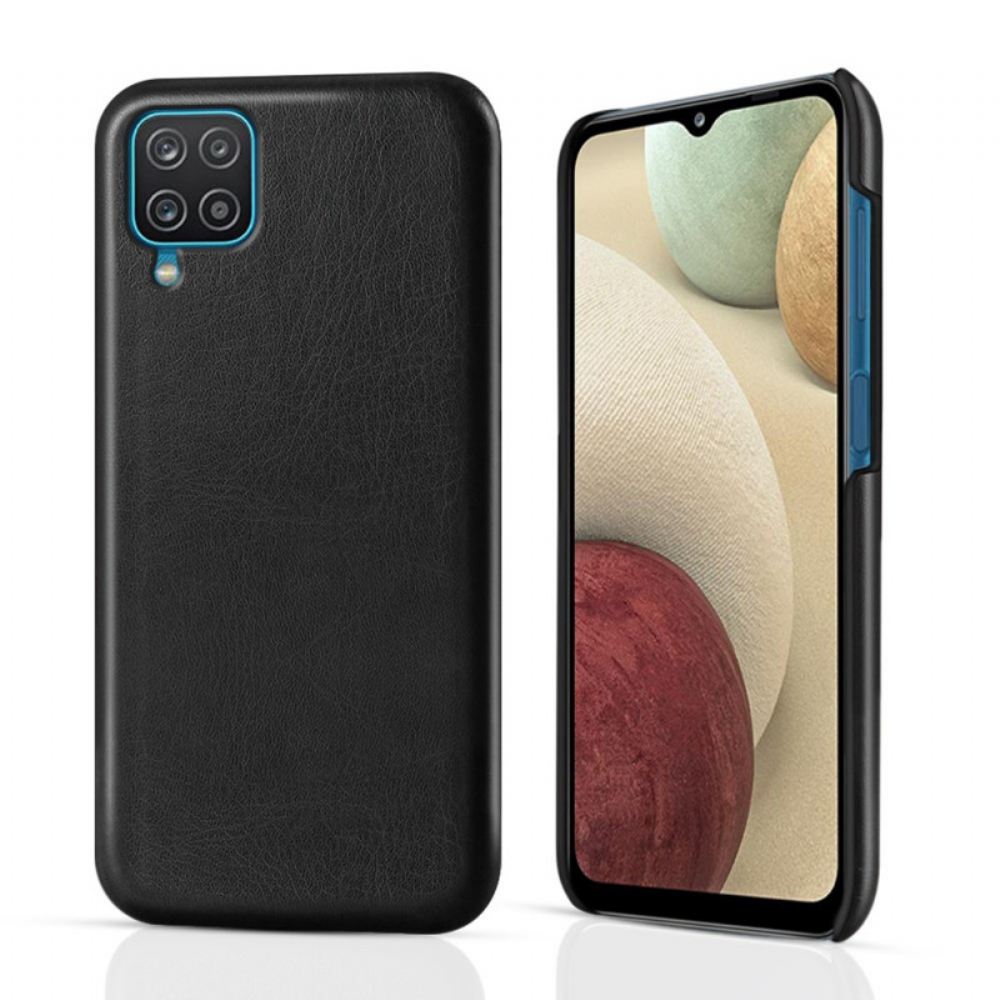 Kryt Na Samsung Galaxy A12 / M12 Kožený Efekt Ksq