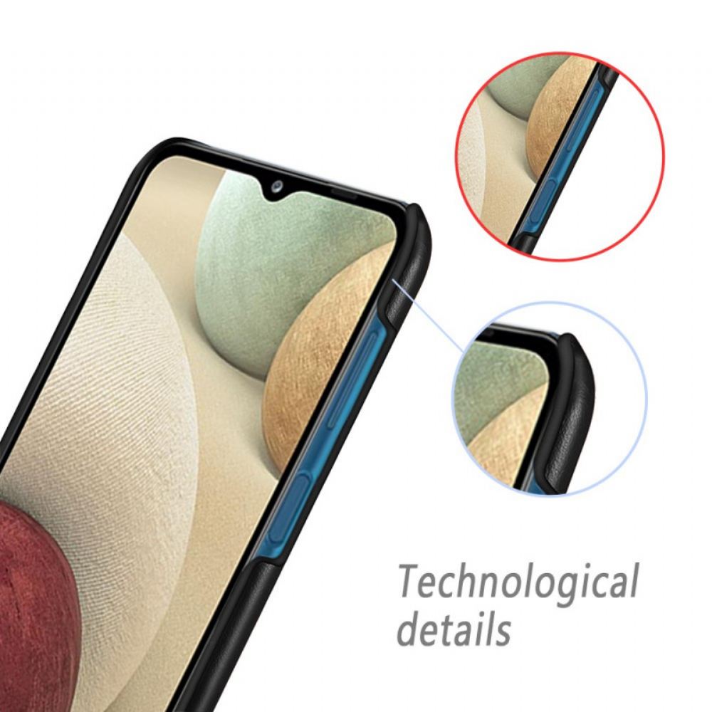 Kryt Na Samsung Galaxy A12 / M12 Kožený Efekt Ksq
