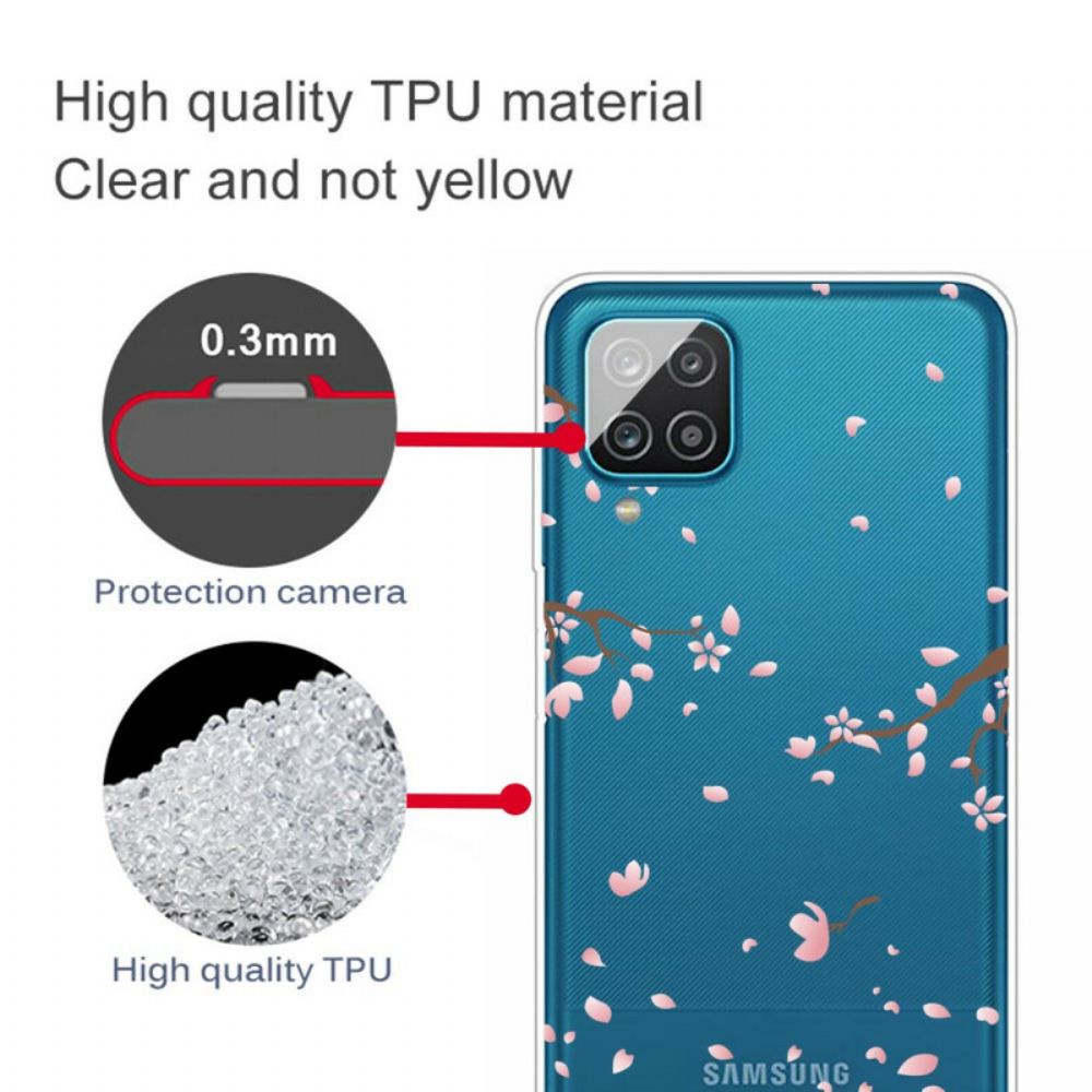 Kryt Na Samsung Galaxy A12 / M12 Kvetoucí Větve