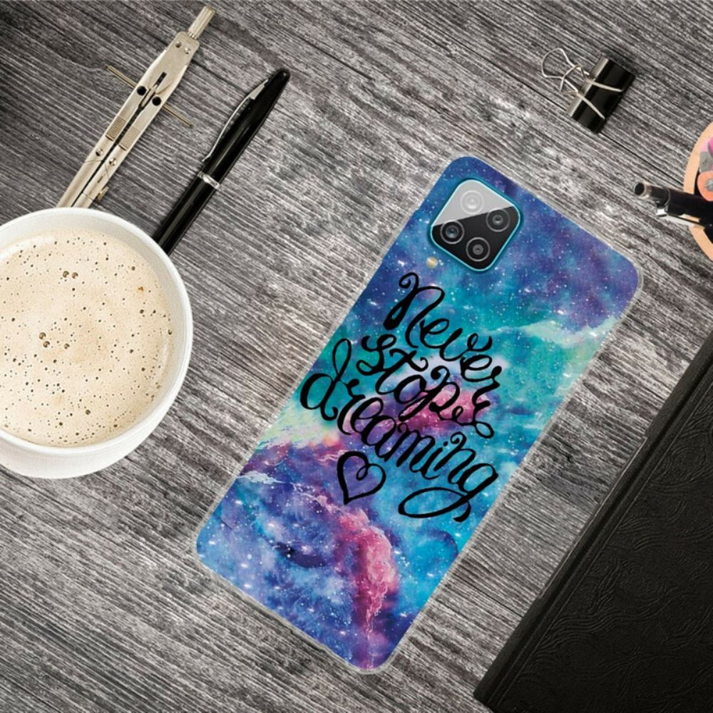Kryt Na Samsung Galaxy A12 / M12 Nikdy Nepřestávejte Snít