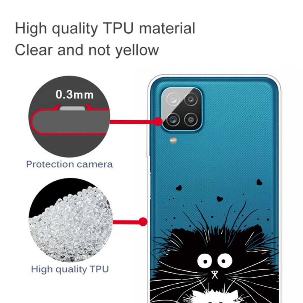 Kryt Na Samsung Galaxy A12 / M12 Podívejte Se Na Kočky