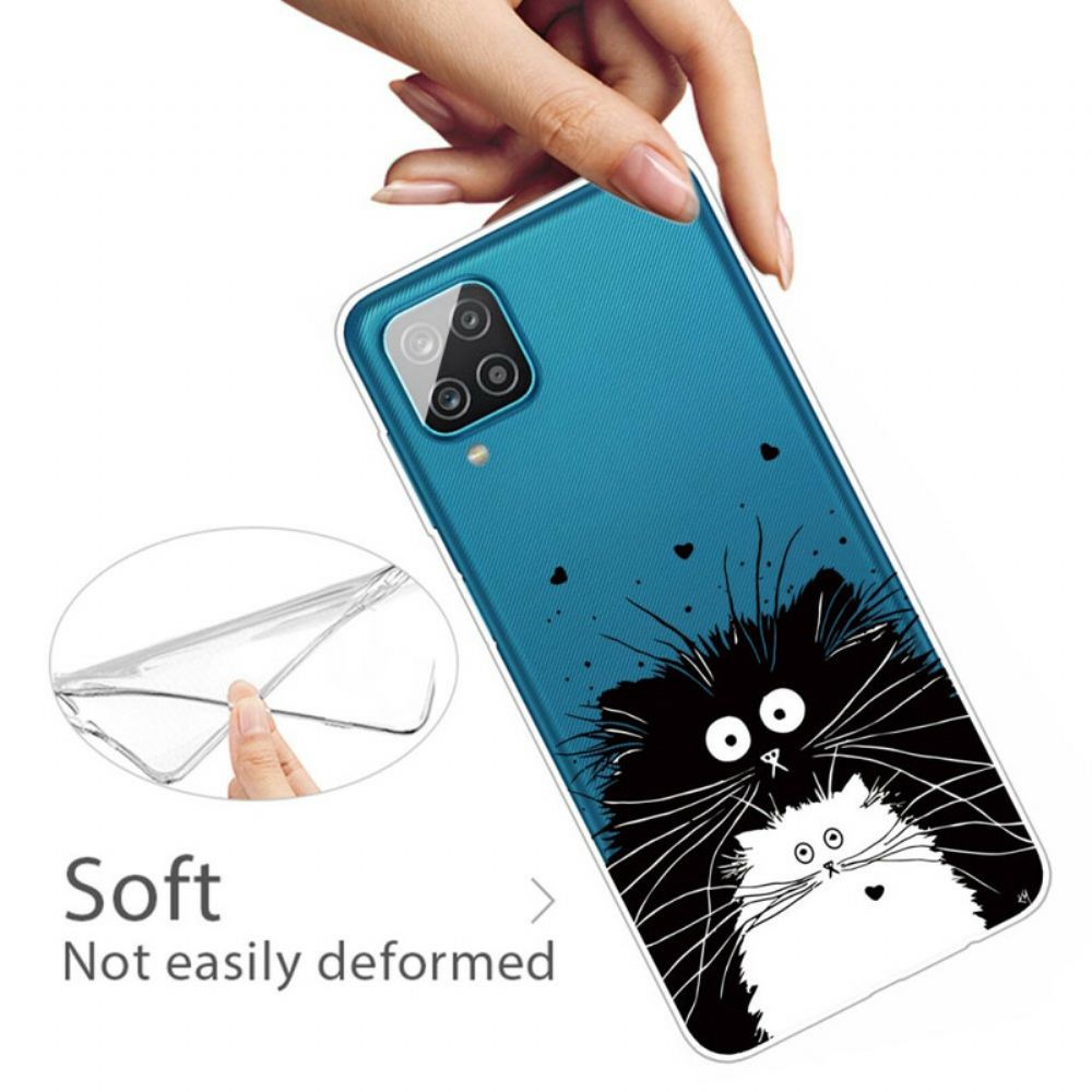 Kryt Na Samsung Galaxy A12 / M12 Podívejte Se Na Kočky