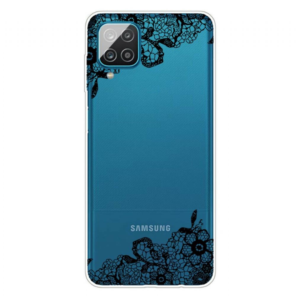 Kryty Na Mobil Na Samsung Galaxy A12 / M12 Jemná Krajka