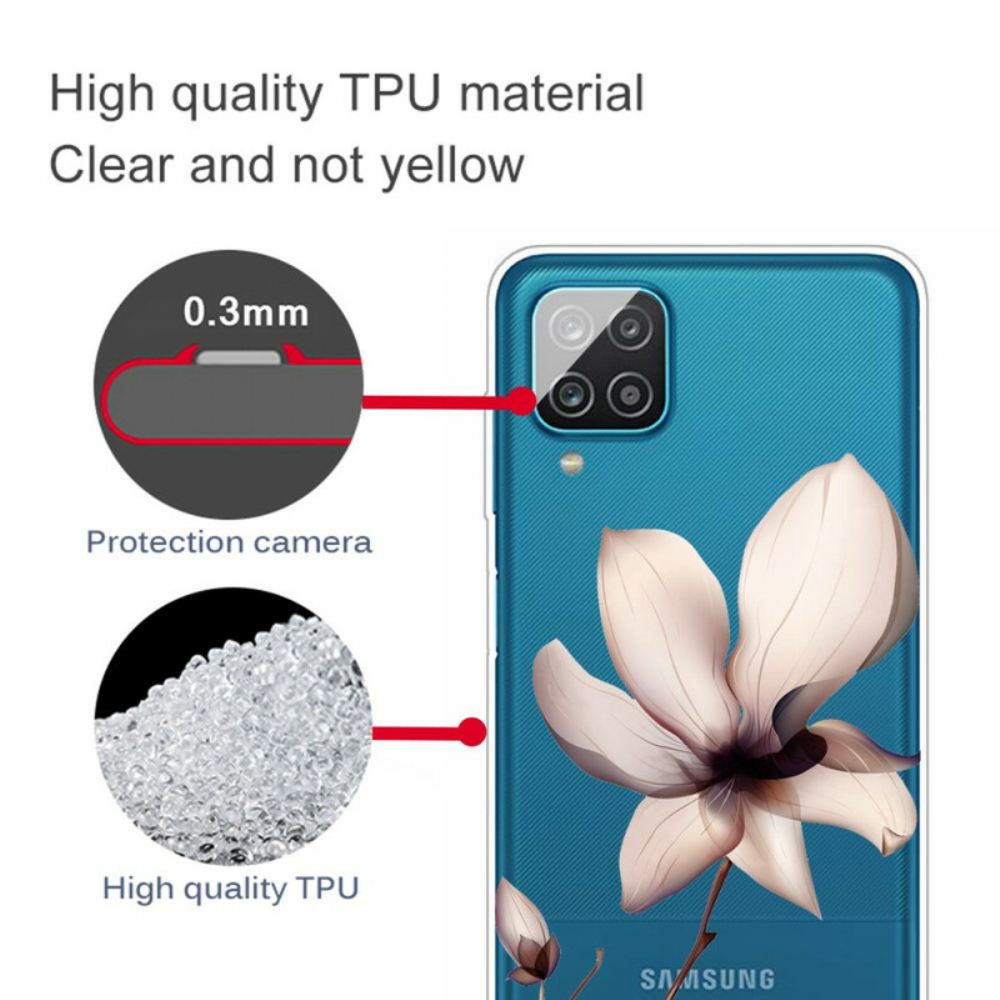 Kryty Na Mobil Na Samsung Galaxy A12 / M12 Prémiová Květinová
