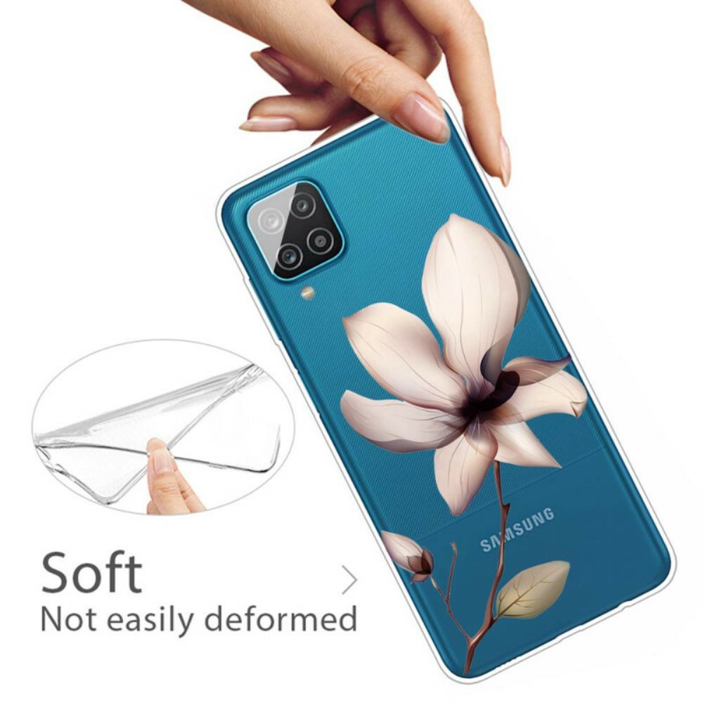 Kryty Na Mobil Na Samsung Galaxy A12 / M12 Prémiová Květinová