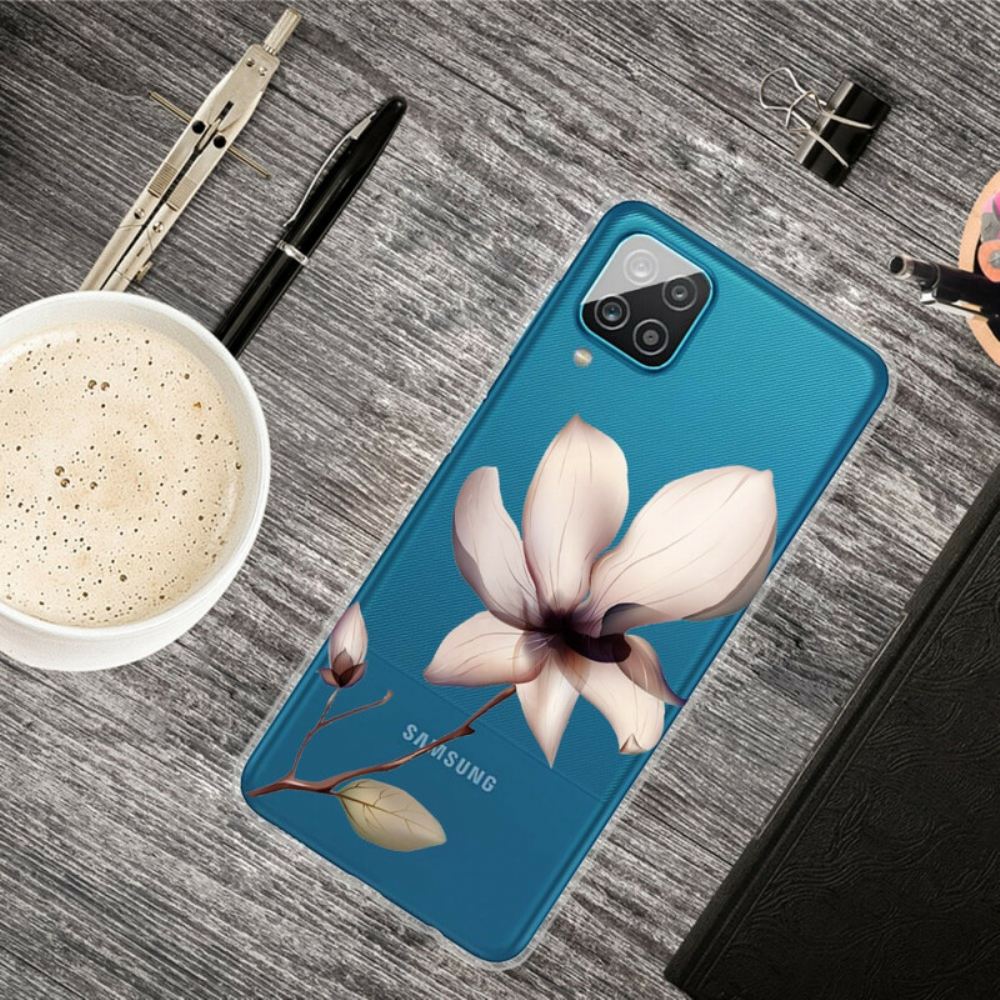 Kryty Na Mobil Na Samsung Galaxy A12 / M12 Prémiová Květinová