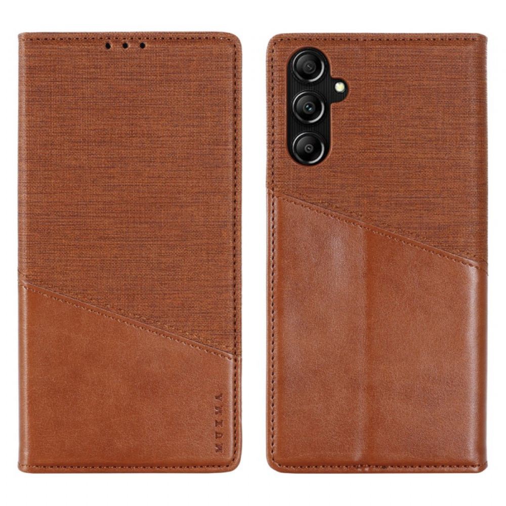 Kožené Pouzdro Folio Na Samsung Galaxy A55 5g S Blokováním Muxma Rfid