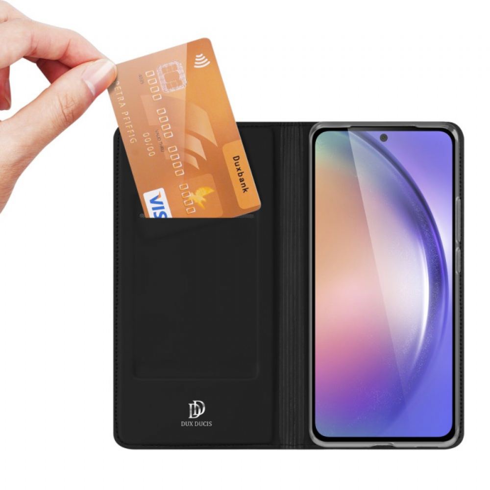 Kožené Pouzdro Folio Na Samsung Galaxy A55 5g Skin Pro Series Dux Ducis