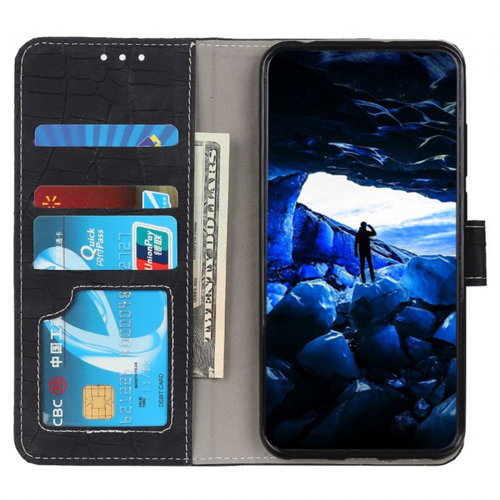 Kožený Kryt Na Samsung Galaxy A55 5g Krokodýlí Styl