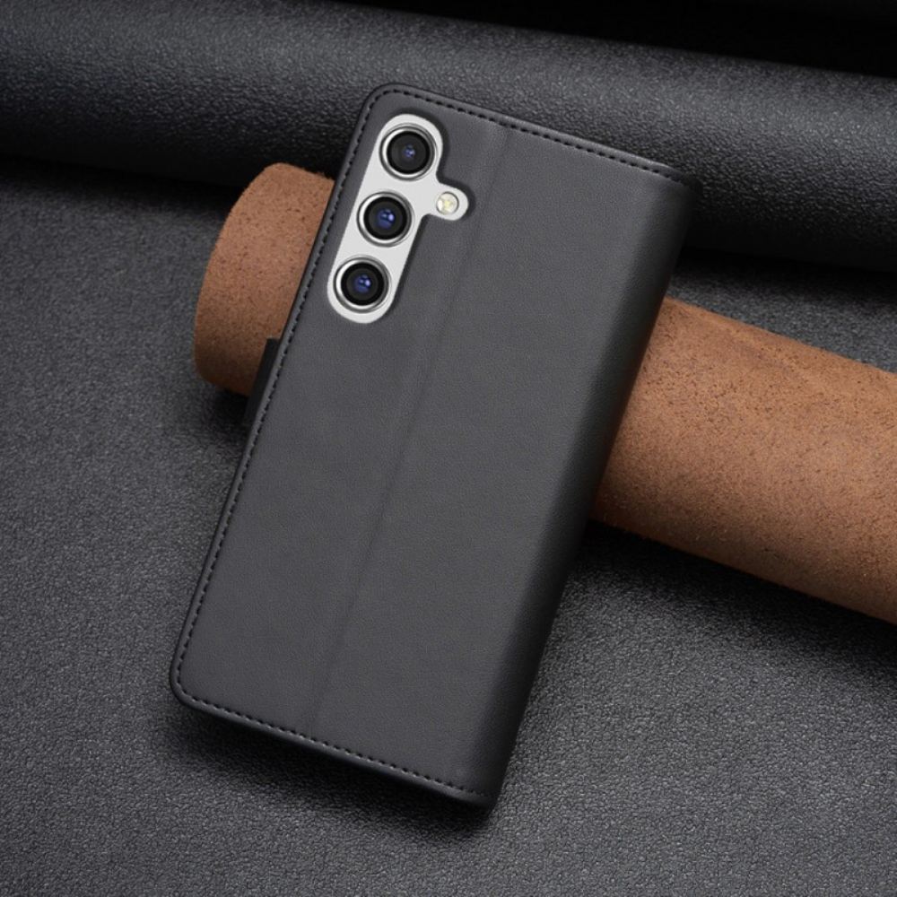 Kožený Kryt Samsung Galaxy A55 5g Klasická Peněženka