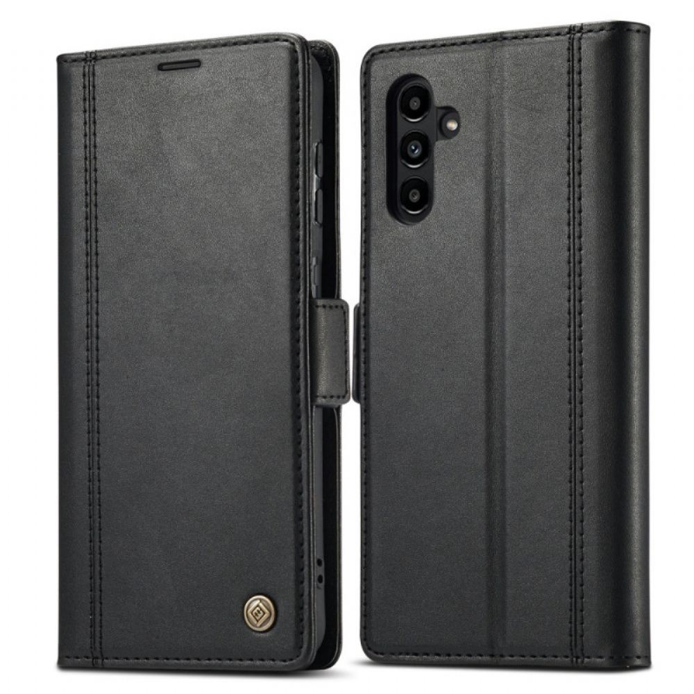 Kožený Kryt Samsung Galaxy A55 5g Klasický Lc.imeeke