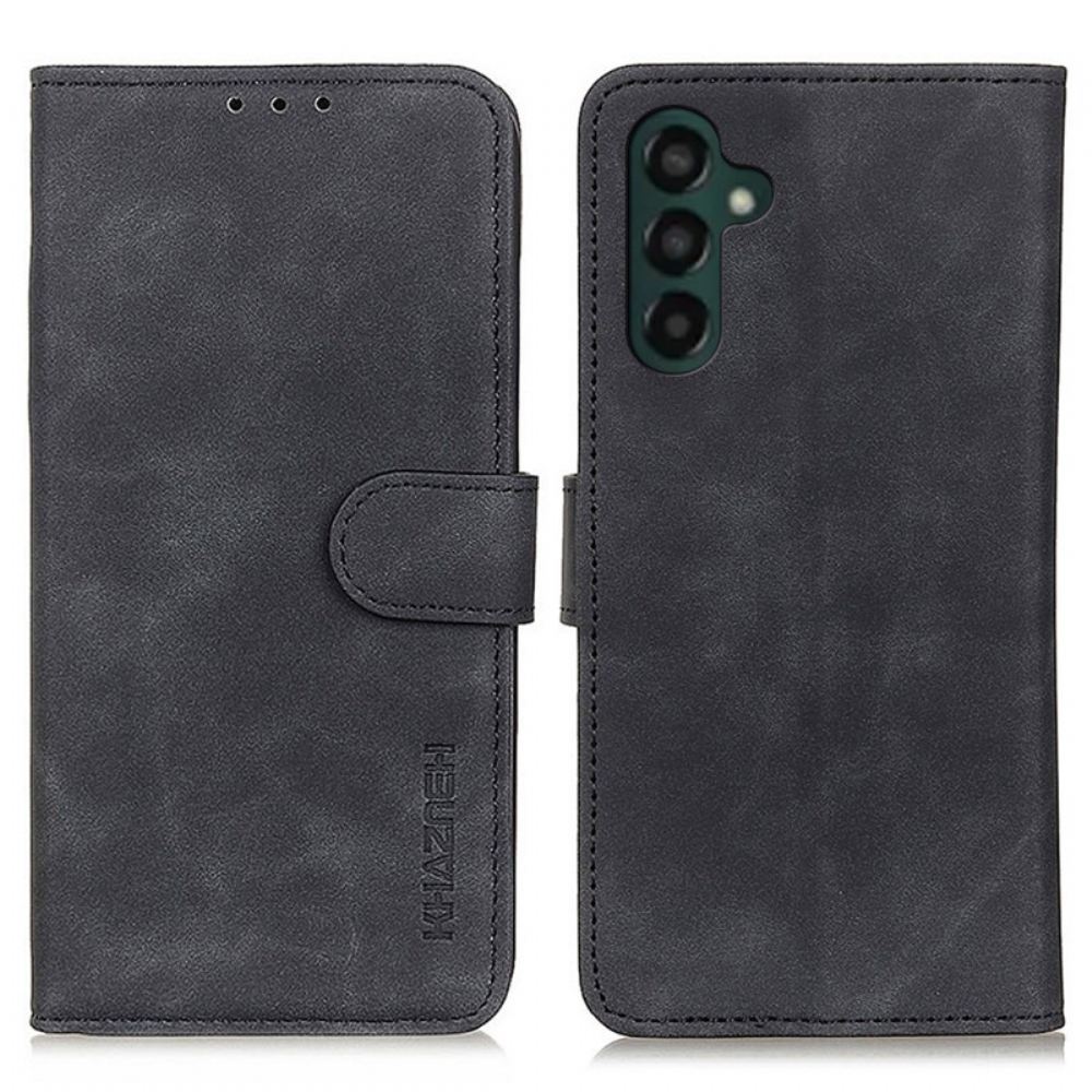 Kožený Kryt Samsung Galaxy A55 5g Retro Styl Khazneh