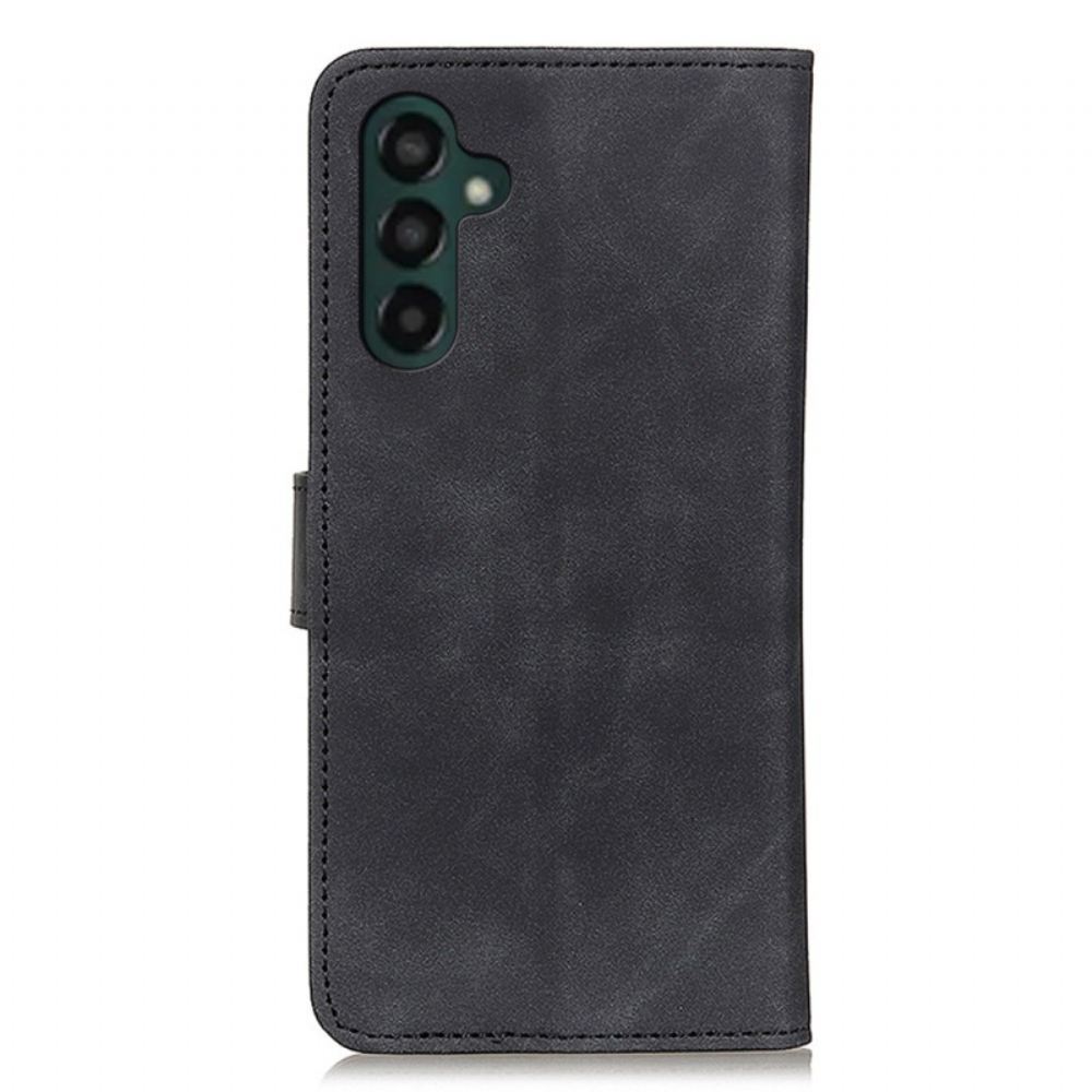 Kožený Kryt Samsung Galaxy A55 5g Retro Styl Khazneh