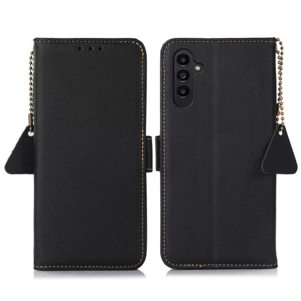 Kožený Kryt Samsung Galaxy A55 5g S Ochranou Rfid