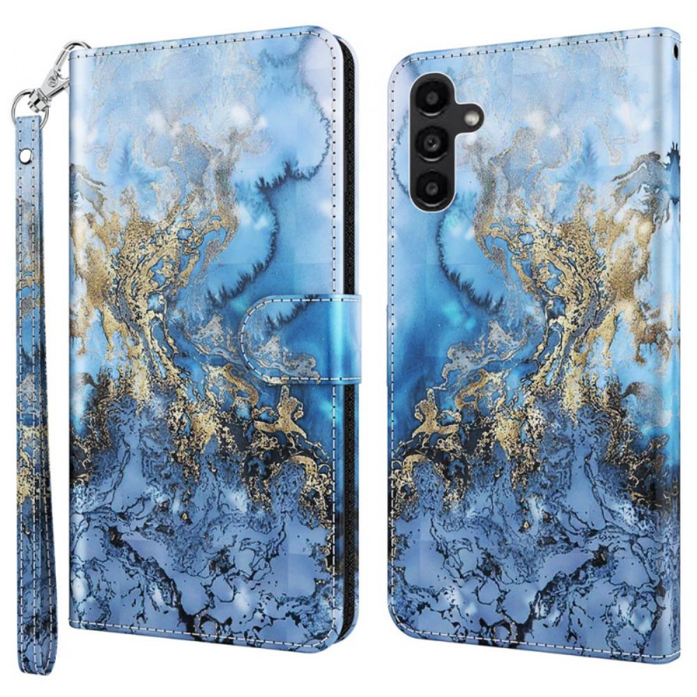 Kožený Kryt Samsung Galaxy A55 5g Údolí Bauhinia V Lanière