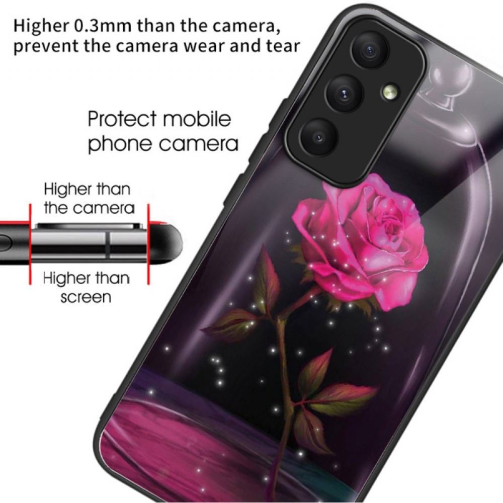 Kryt Na Samsung Galaxy A55 5g Růžové Tvrzené Sklo