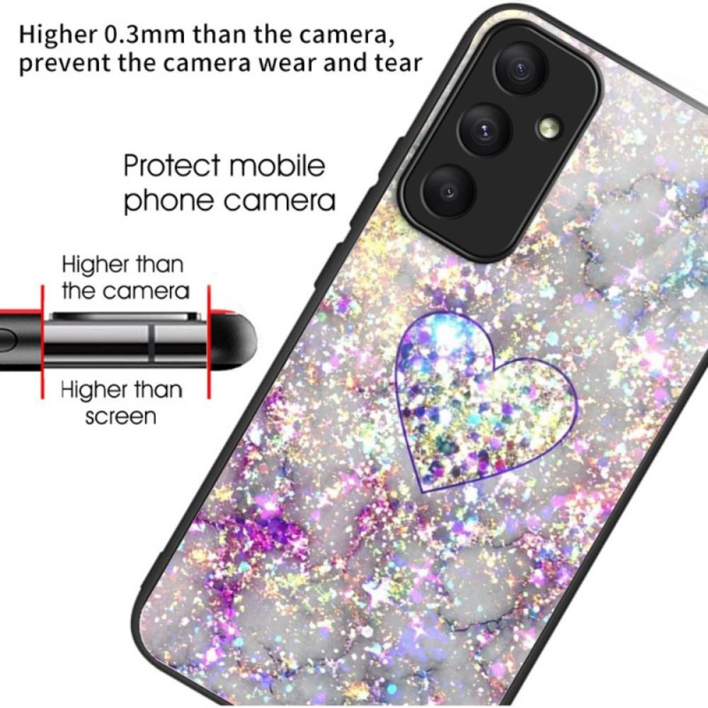 Kryt Na Samsung Galaxy A55 5g Tvrzené Sklo Lesklé Srdce