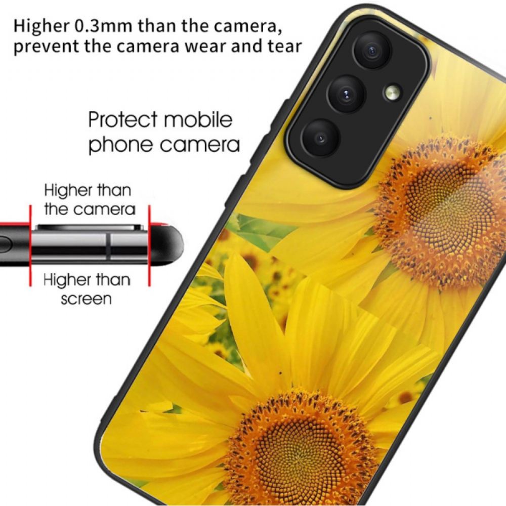 Kryt Na Samsung Galaxy A55 5g Tvrzené Sklo Slunečnice