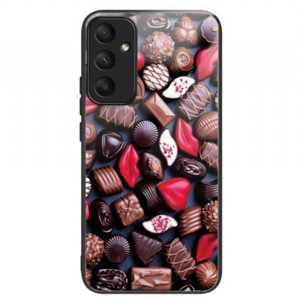 Kryt Na Samsung Galaxy A55 5g Čokolády Z Tvrzeného Skla