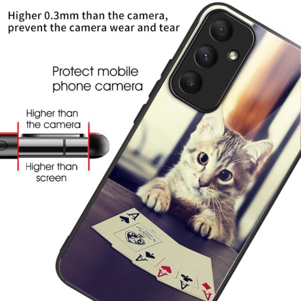 Kryt Samsung Galaxy A55 5g Chatovací Poker Z Tvrzeného Skla